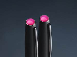 Conjunto de canetas de ágata magenta 2216036
